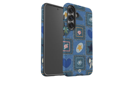 Denim Patchwork Case - Samsung Galaxy S25 Series