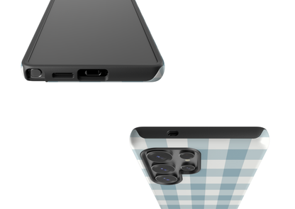 Teal Check Case - Samsung Galaxy S25 Series