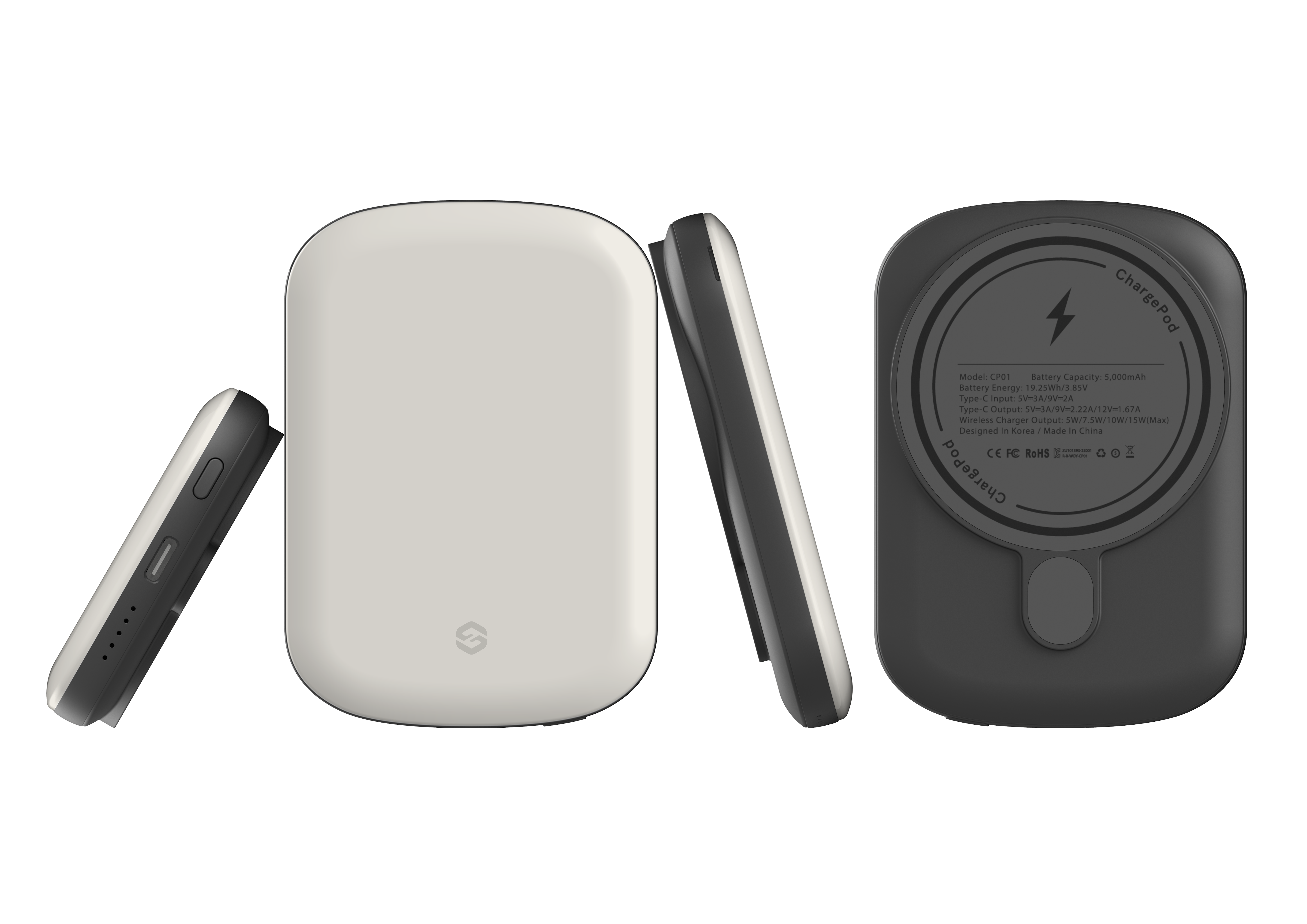 Frosty White MagSafe Power Bank