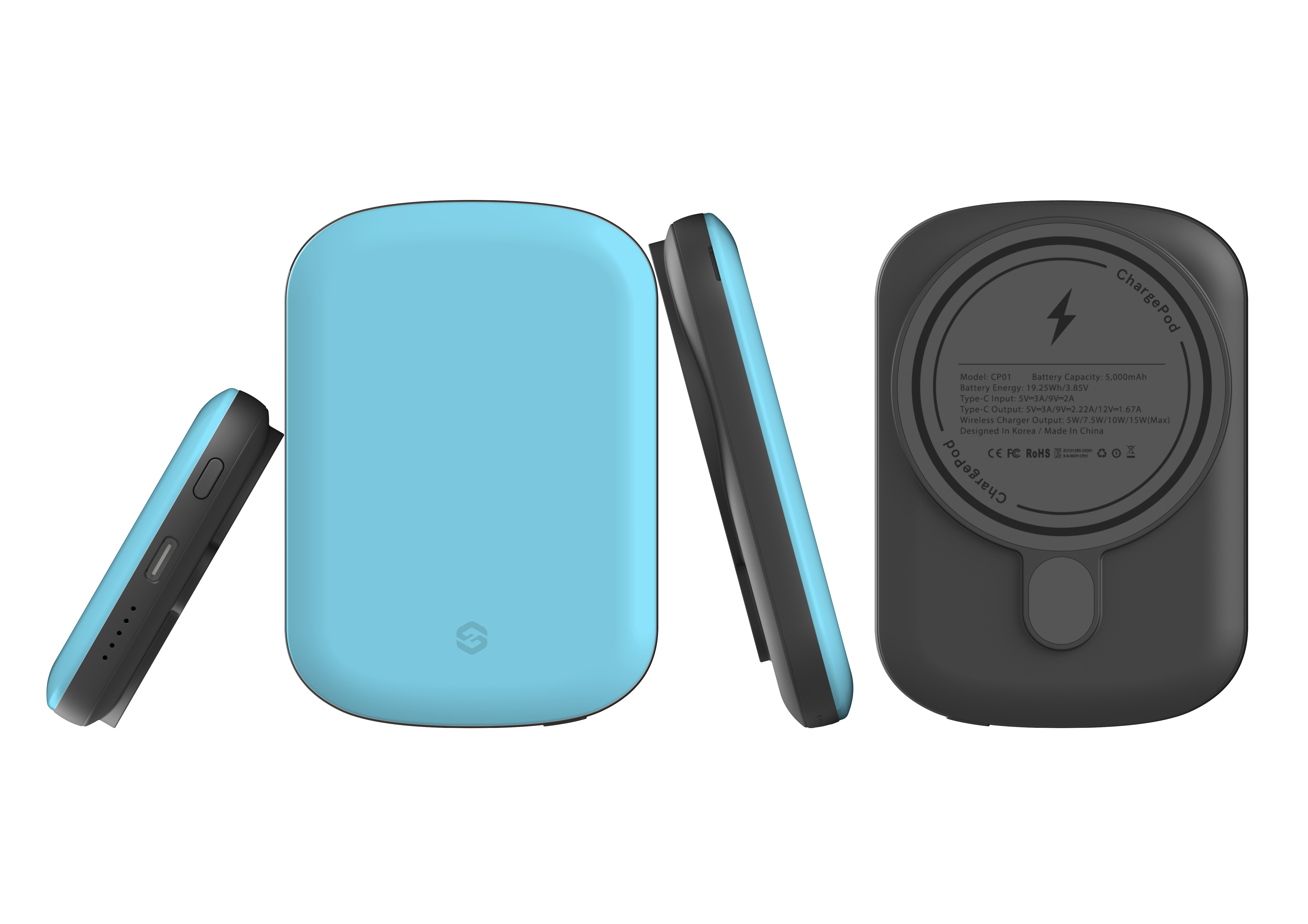 Blissful Blue MagSafe Power Bank