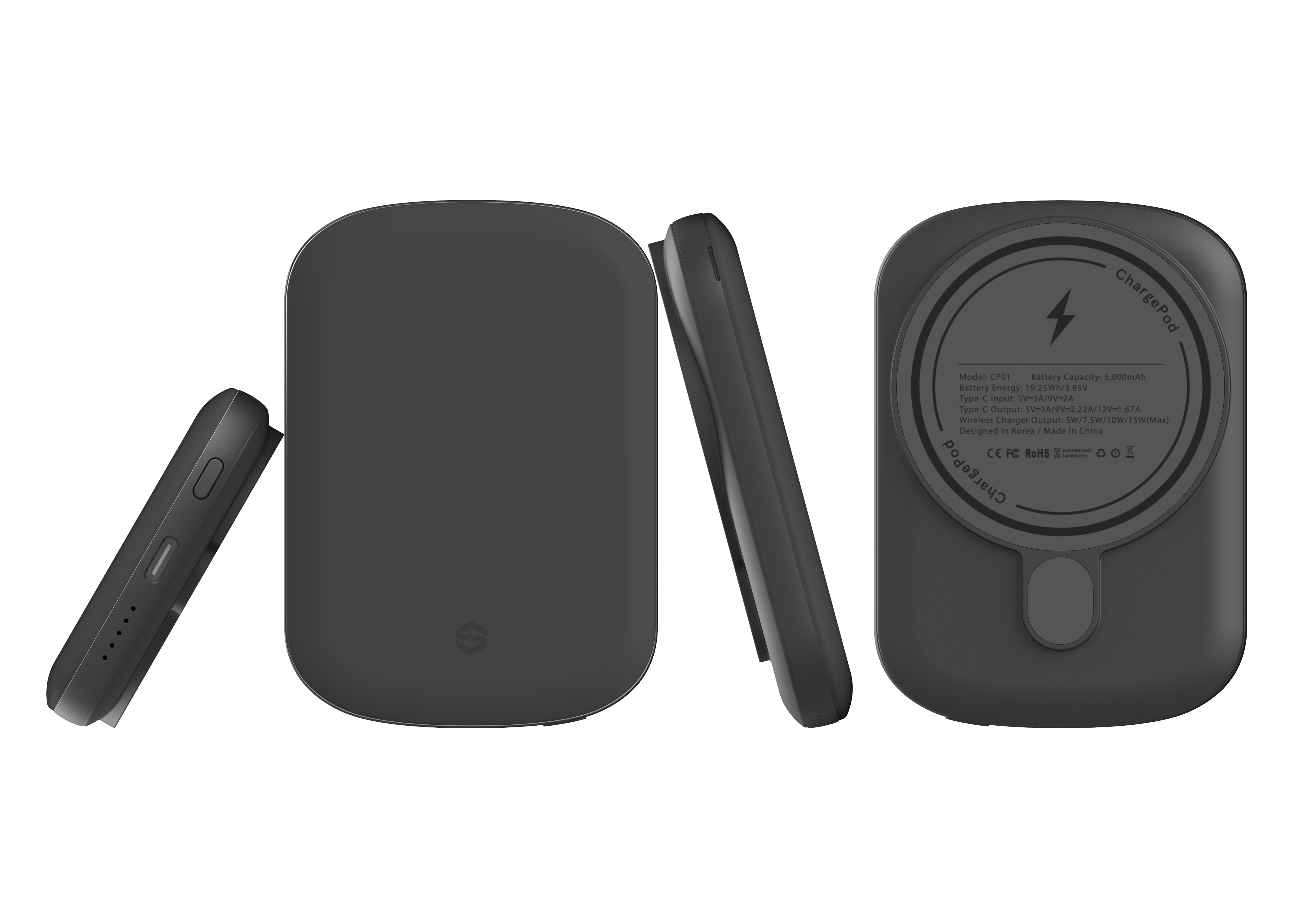Stormy Grey MagSafe Power Bank