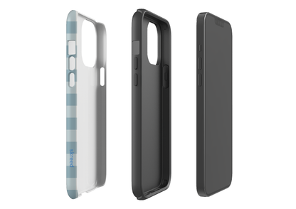 Teal Check Case - iPhone 13 Series