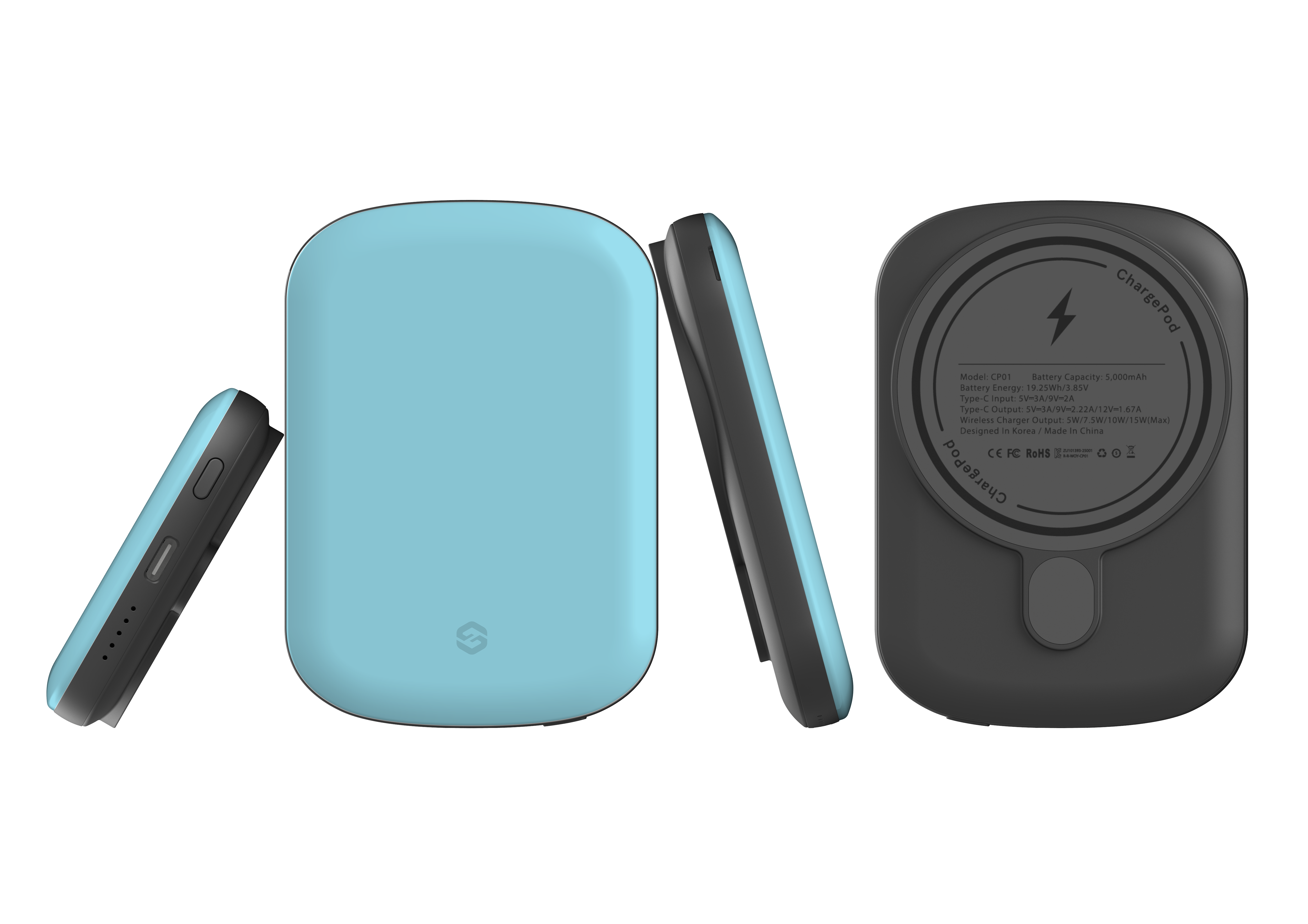 Blissful Blue MagSafe Power Bank