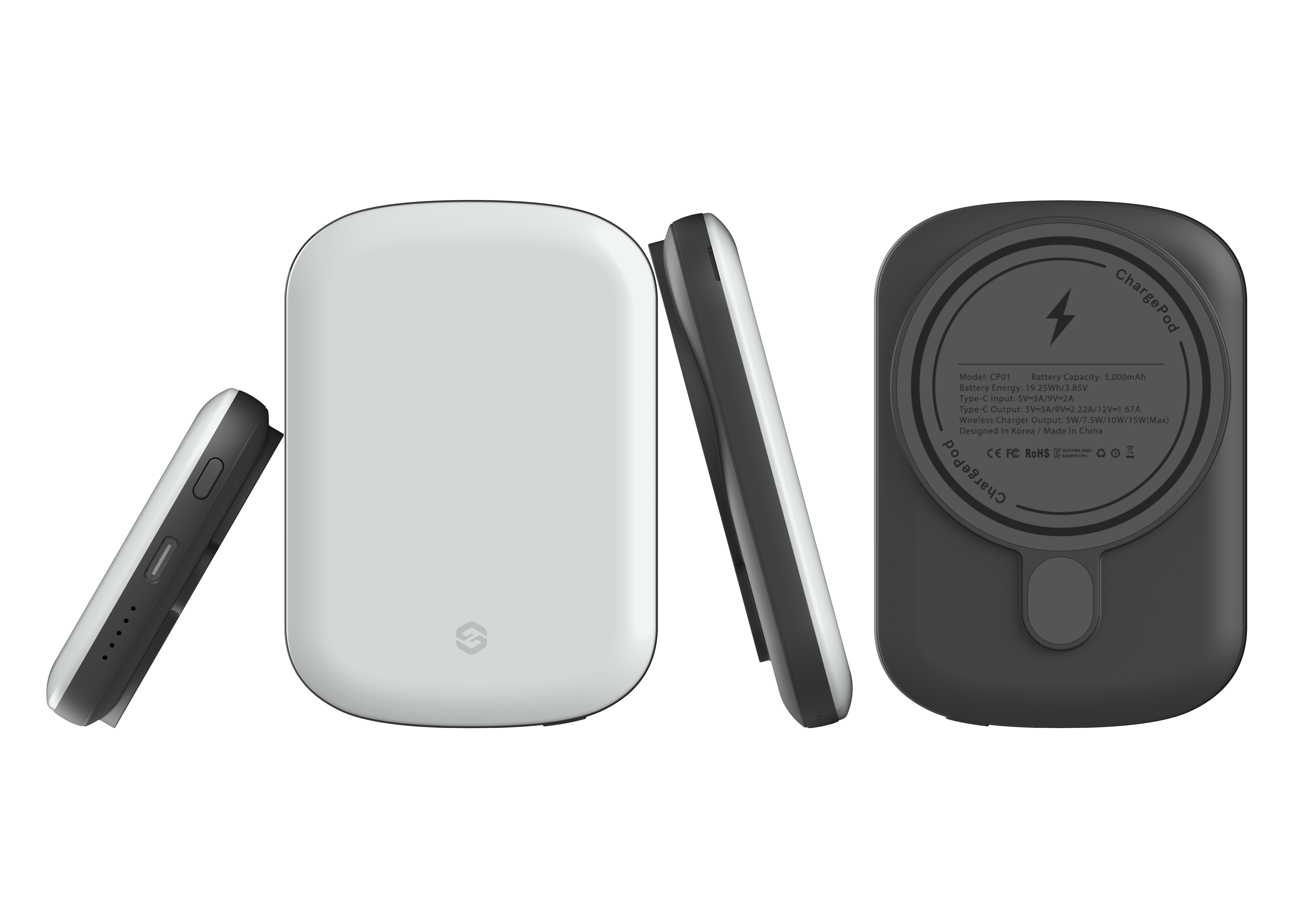 Frosty White MagSafe Power Bank